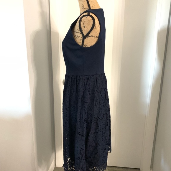 Catherine Malandrino Navy Blue Lace Dress NWT - Picture 2 of 5